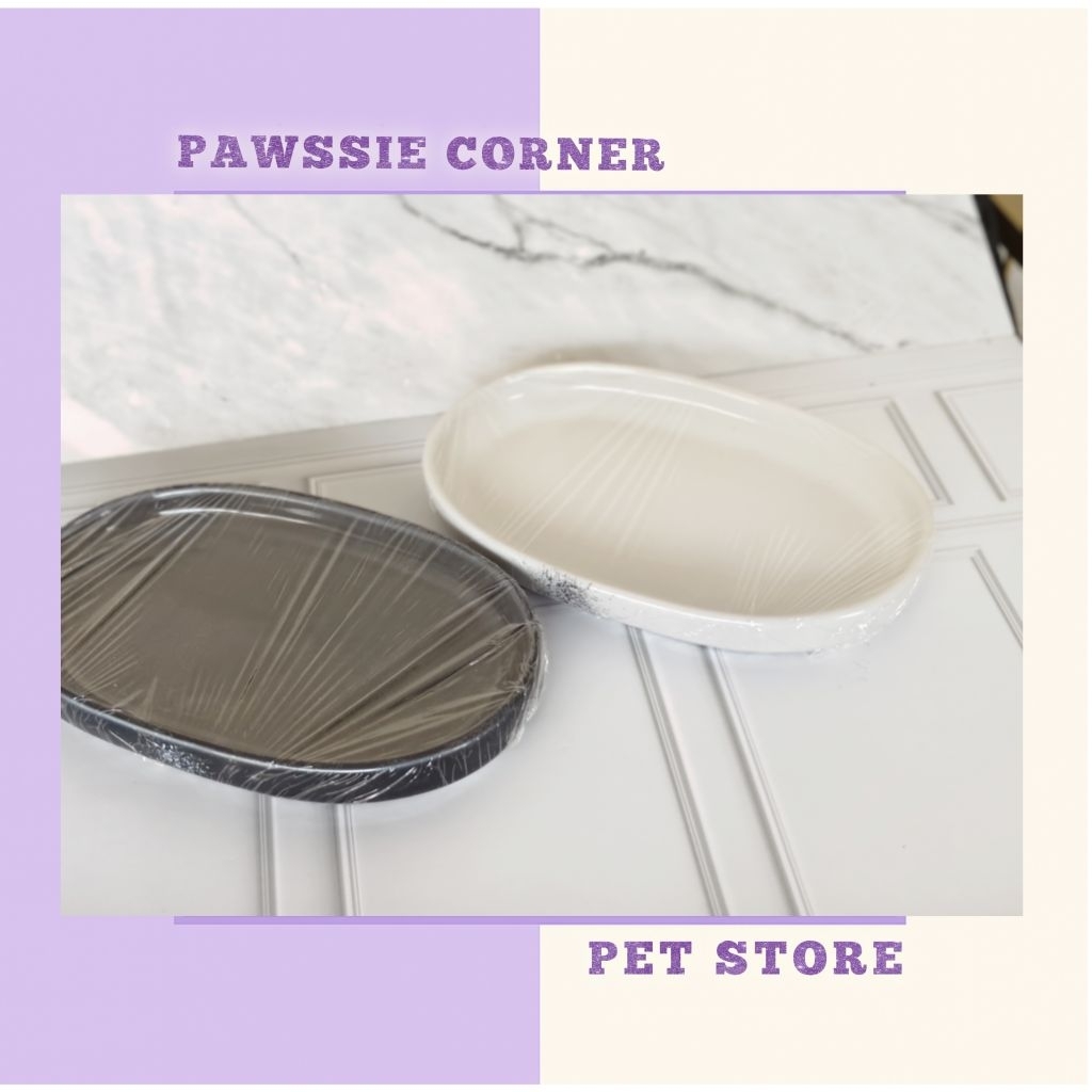 PIRING OVAL KECIL KERAMIK JEPANG / TEMPAT MAKAN ANABUL / SERBAGUNA