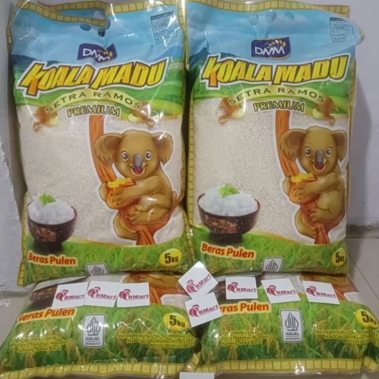 

Beras premium koala madu/Anak raja Ultimate/Anak raja 5kg Pulen Wangi.