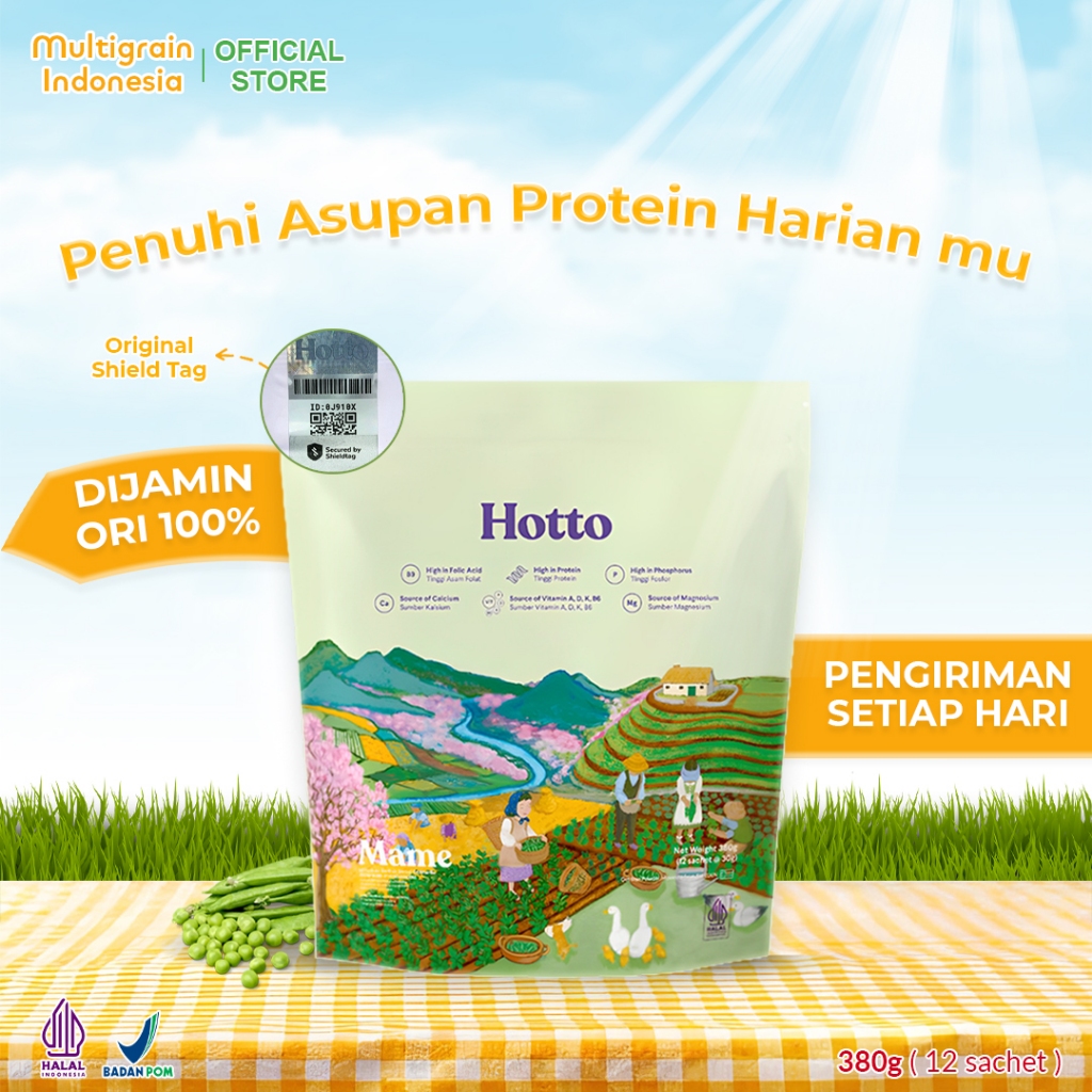 

Hotto Mame Multigrain Hotto Purto Official Shop Store Meal Minuman hoto (1 Pouch) Hotto Mame