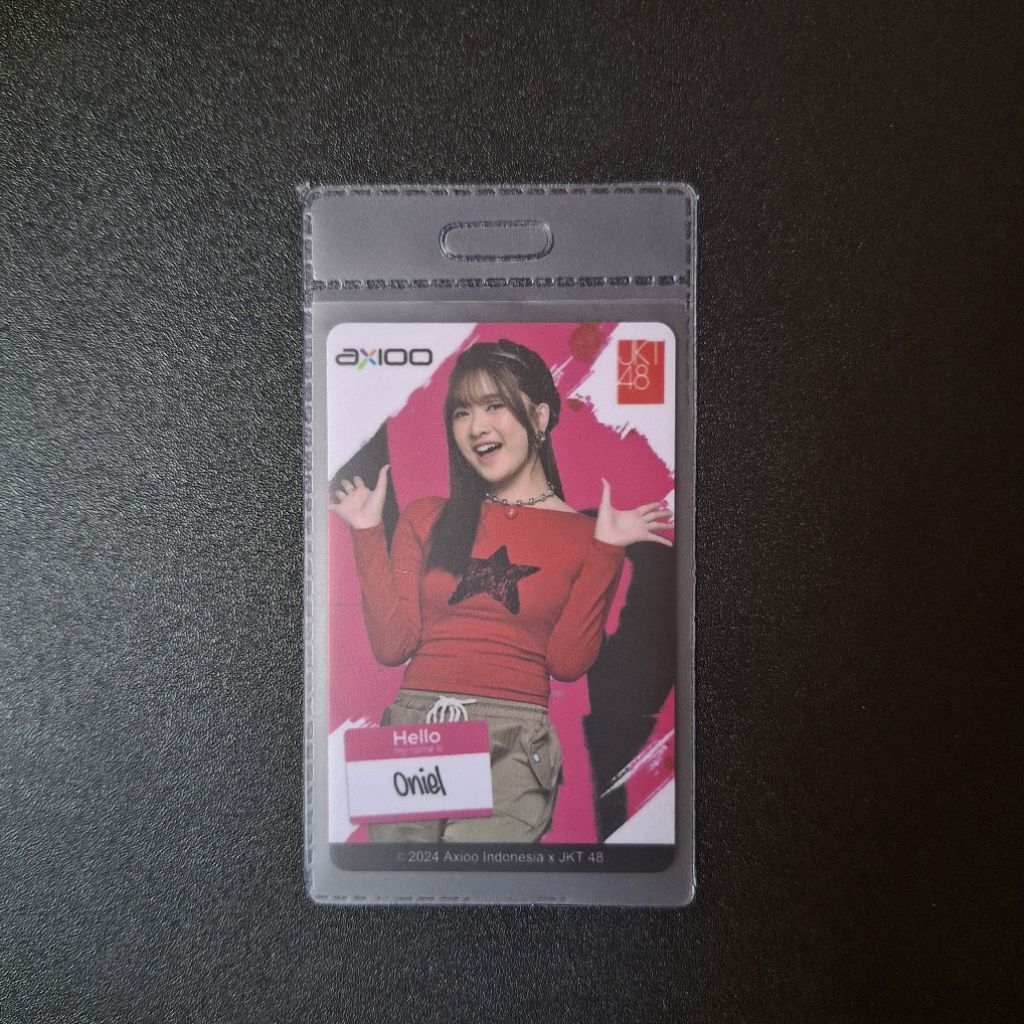 Photocard Axioo x JKT48 Oniel