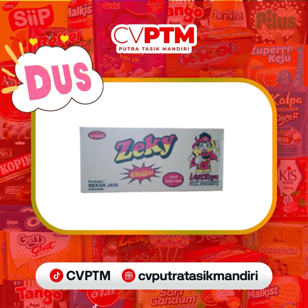 

Snack Chiki Zeki Rasa Kari Ayam (40Pcs/dus)