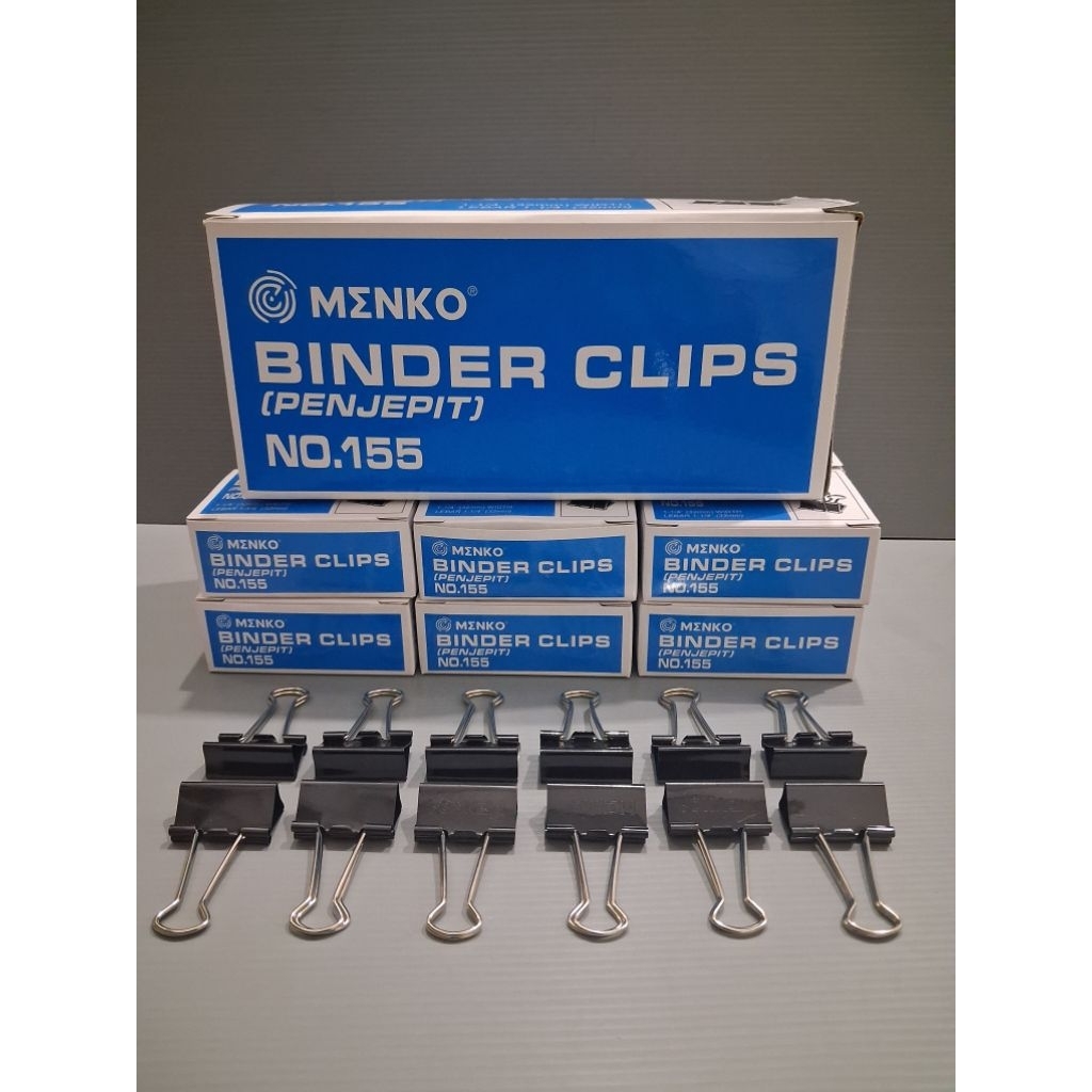 

BINDER CLIP/PENJEPIT KERTAS NO 155(GROSIR)144PCS