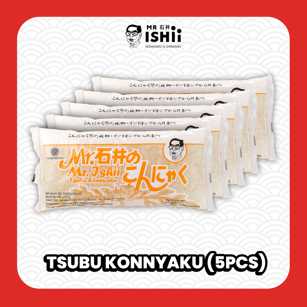 

MR.ISHII - Tsubu Konnyaku 200 gr (isi 5)