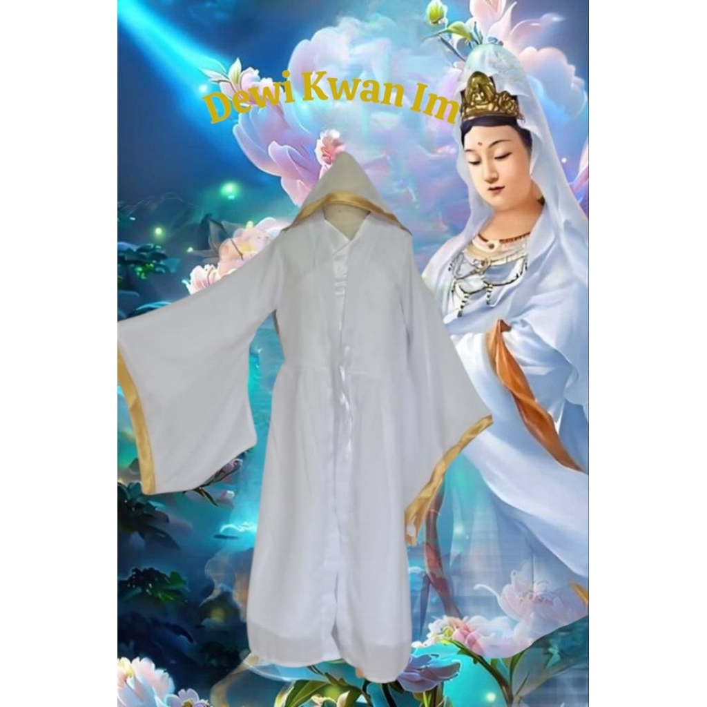 Kwan Im/Kostum Keagamaan Kwan Shi Yin Pu Sa/Kostum Carnaval Dewi Welas Asih Kwan Im