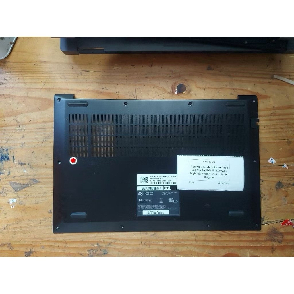 Casing Bawah Bottom Case Laptop Axioo NL41MU2/Mybook Prok 7 grey second original