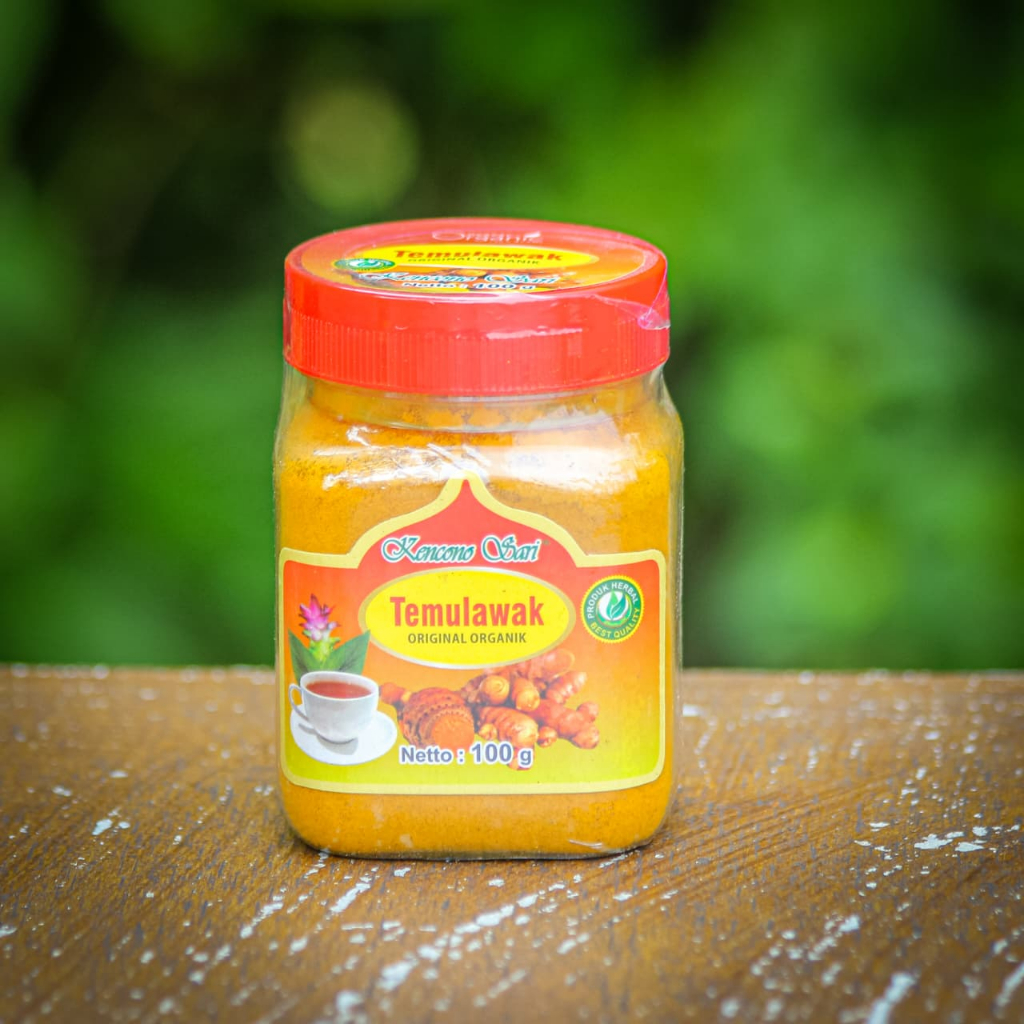 Jamu Temulawak Serbuk Organik Asli Original 100 gram