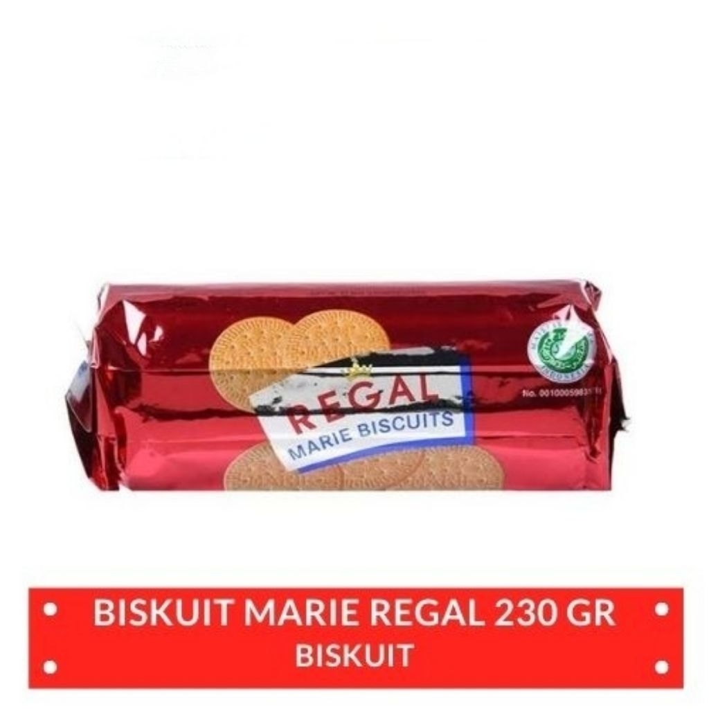 

REGAL Marie Biscuits 230 gr Superior Premium Biskuit Makanan Ringan Snack