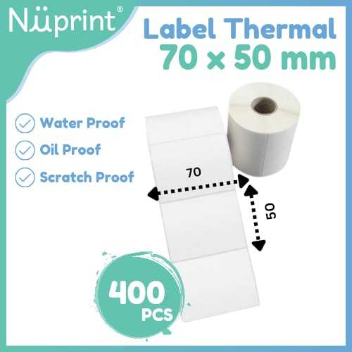 

NUPRINT Label Sticker Thermal 70 X 50 ~ 70X50 isi 400