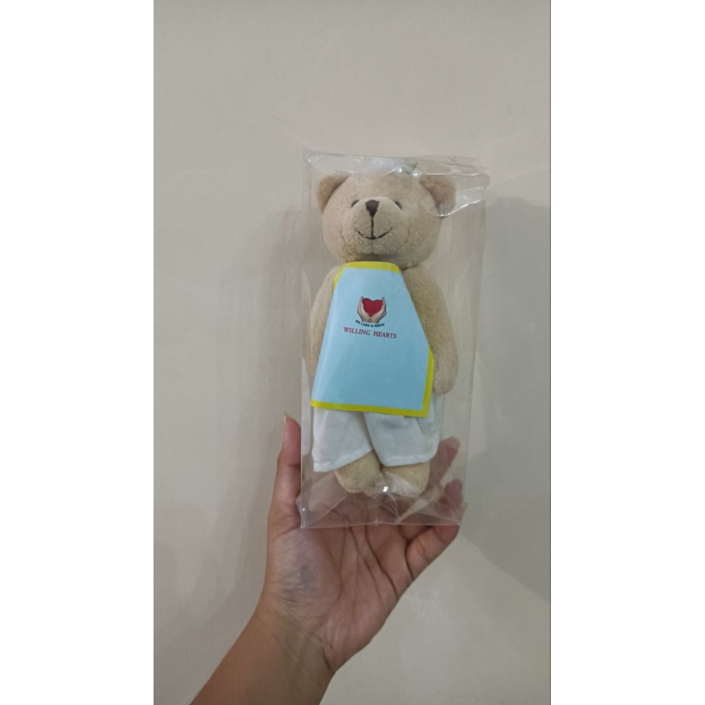 Boneka Teddy Bear Artikulasi Wedding Ori