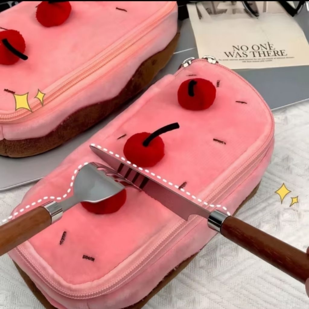 

Tempat Pensil Import Korean Style Birthday Cake | Pouch Birthday Cake kualitas Import Ori 100%