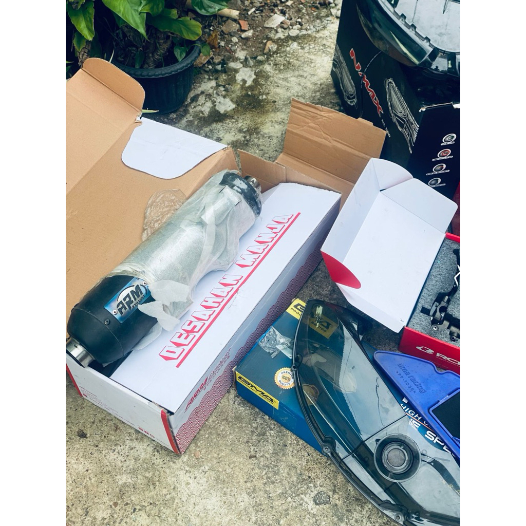 Knalpot Nmax New Arm Luster