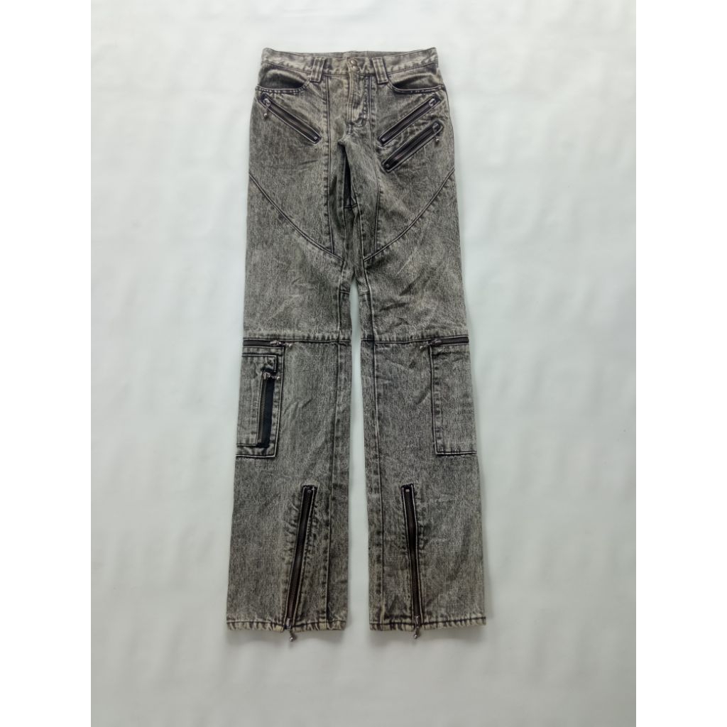 faded jeans 5351 pour les hommes japan multi zip cargo not lgb if six was nine