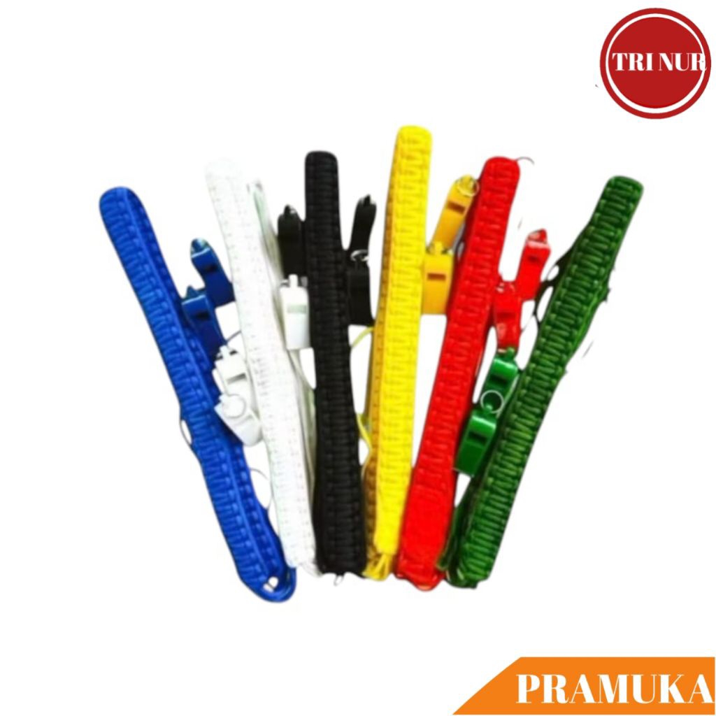 Talikur Pramuka + Peluit / Tali Pluit Pramuka Besar / Tali pluit Pramuka / Tali Koor Pramuka + Pelui