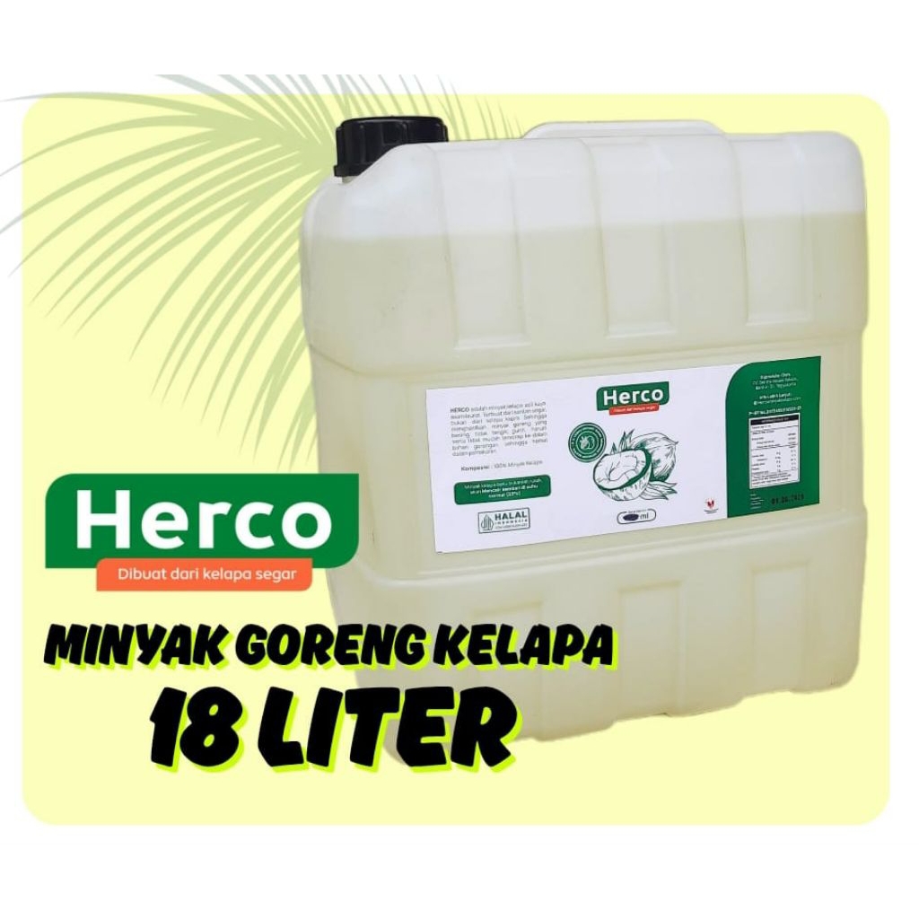 

Minyak Goreng VCO Kelapa 18 Liter Coconut Cooking Oil