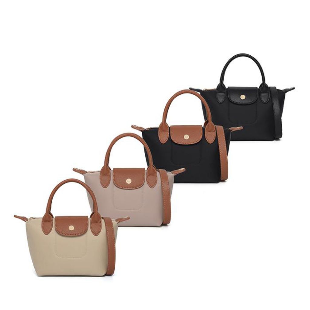 Enji En-ji Jiyuna Slingbag Wanita Tas Selempang Cewek Handbag Tas Tangan Bahan Nylon Waterproof Taha