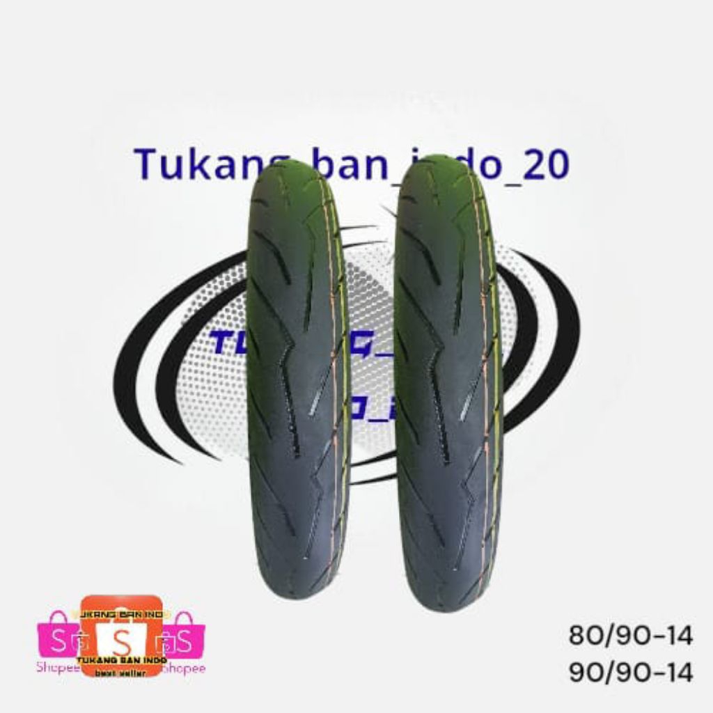 promo ban tubles diablo roso ukuran 80/90-14 dan 90/90-14 merek diablo roso tubles