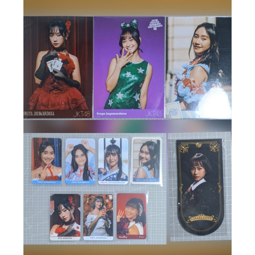 Merch Freya JKT48, Photocard, Photopack, Bookmark