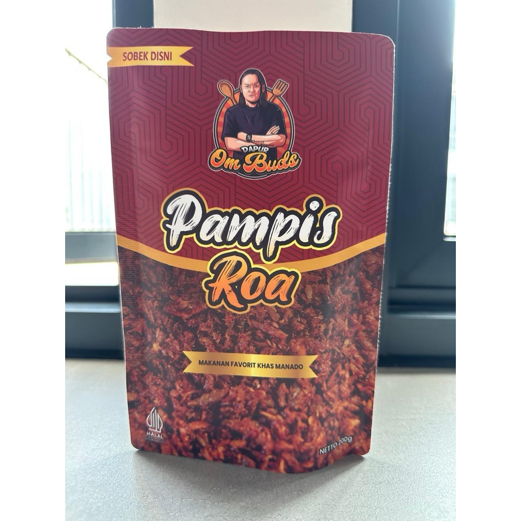 

Pampis ROA Om Buds | Suwir Ikan ROA Khas Manado (200gr)