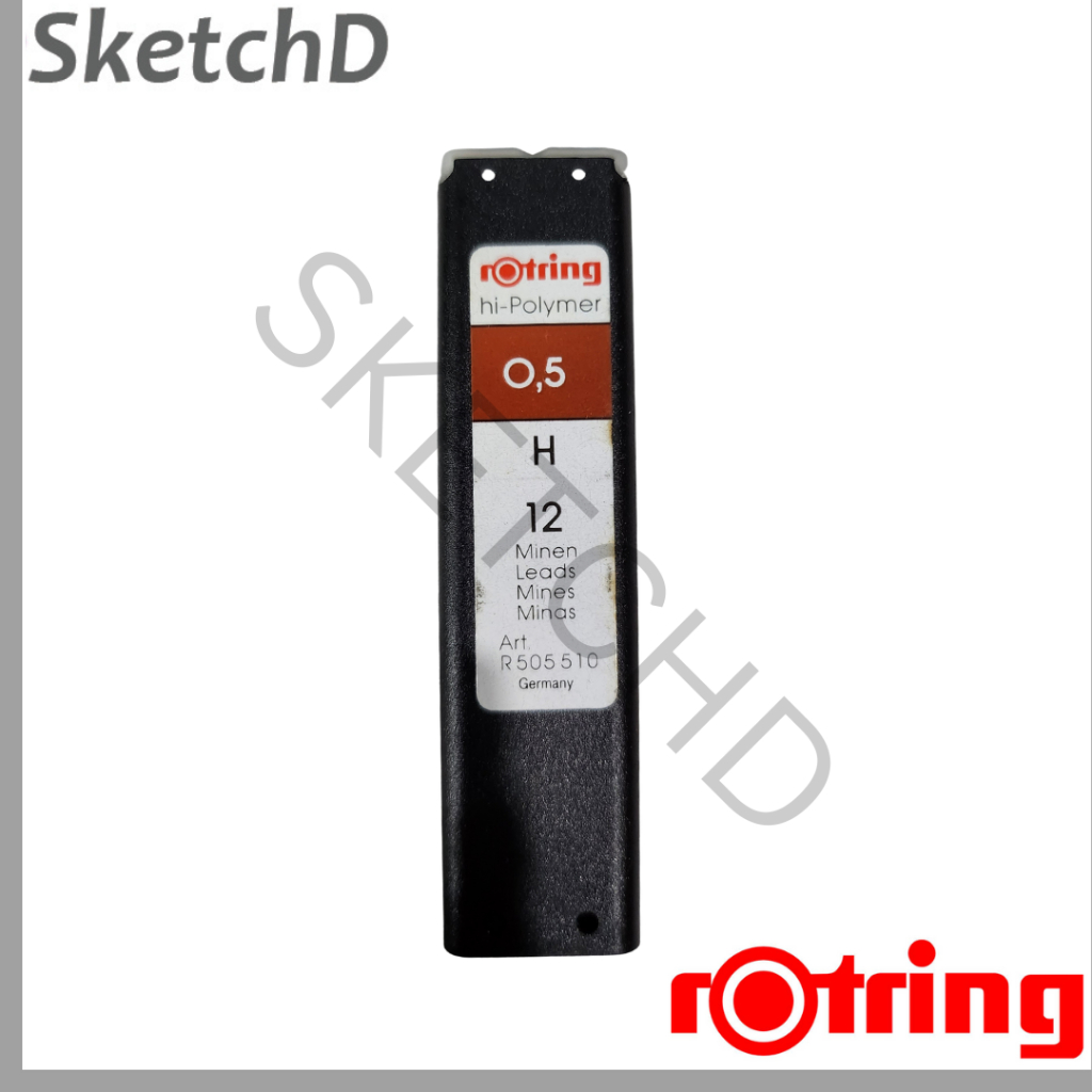 Isi pensil mekanik Tikky H 0.5 Hi-Polymer Rotring Mechanical Pencil Lead Refill 05