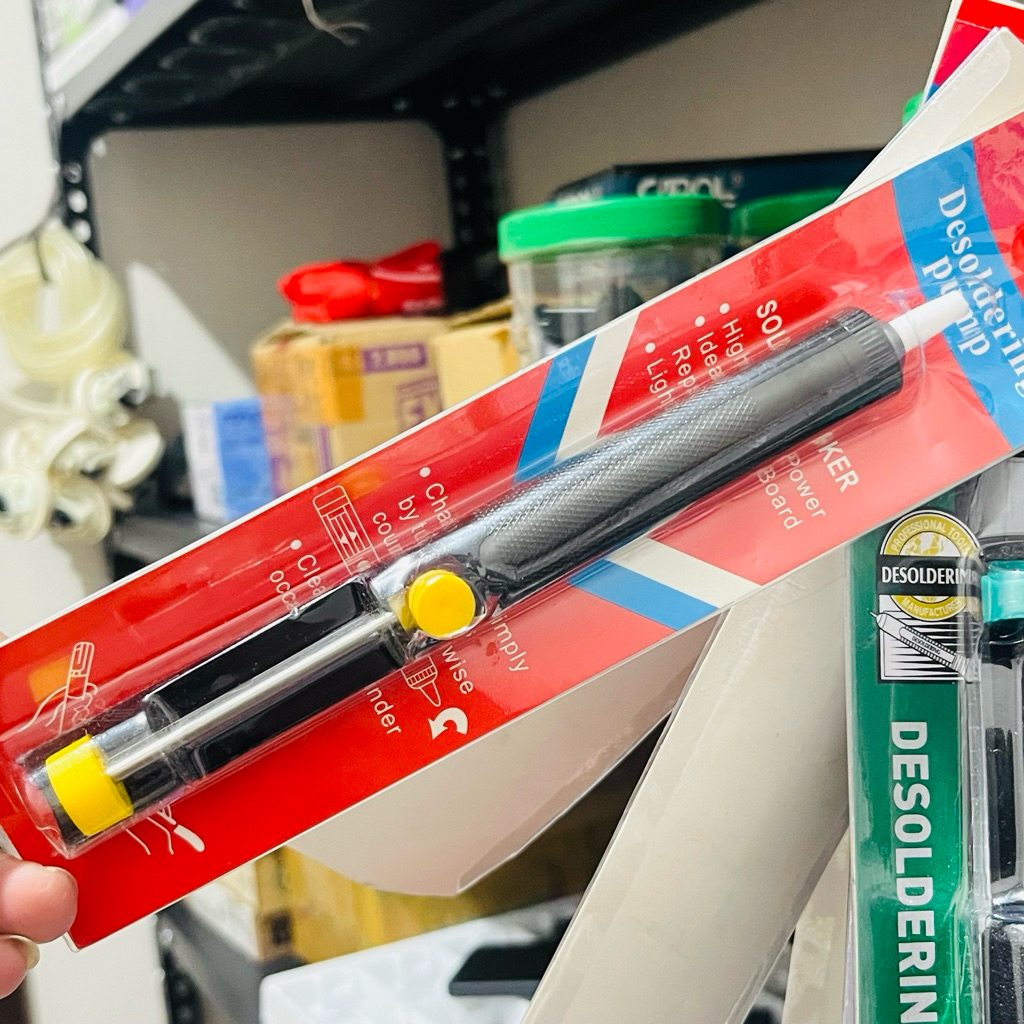 Penyedot Timah / Sedotan Timah / Desoldering Pump - Hitam