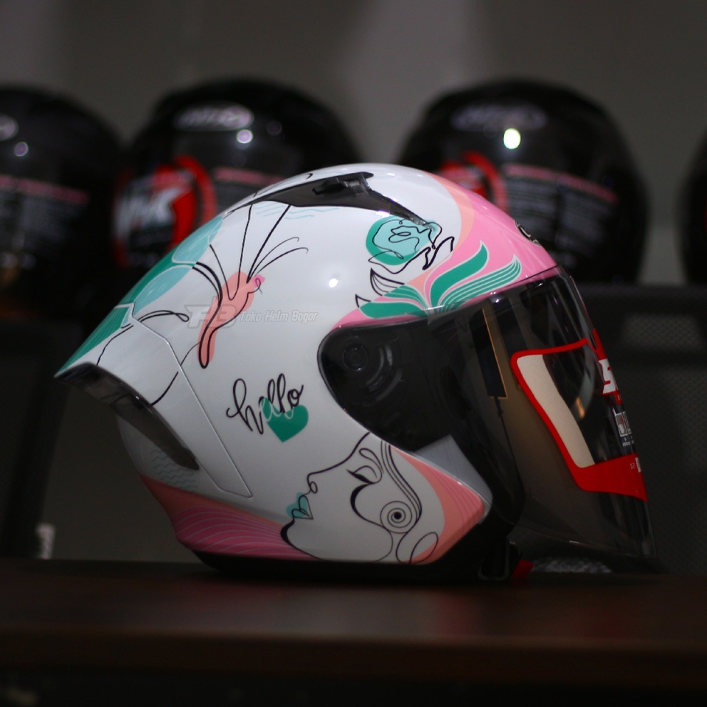 SHEL HELM EQUALIZER | MOTIF 02 | HELM SINGLE VISOR | HELM SHEL