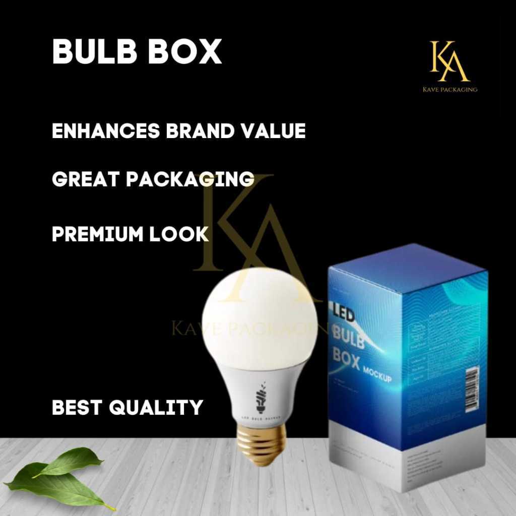 

Box Lampu Dus Bohlam Bulb Lampu Magic Box Salep Bahan Duplex Ivory 230 250 Gsm Full Colour Disain Free Custom