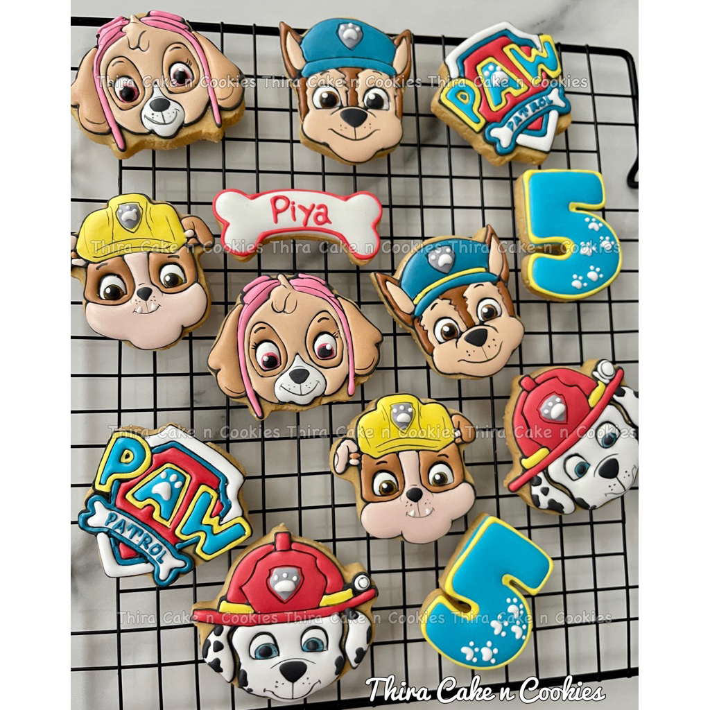 

Real pic cookies karakter paw patrol cemilan kue kering dapat 7 pcs