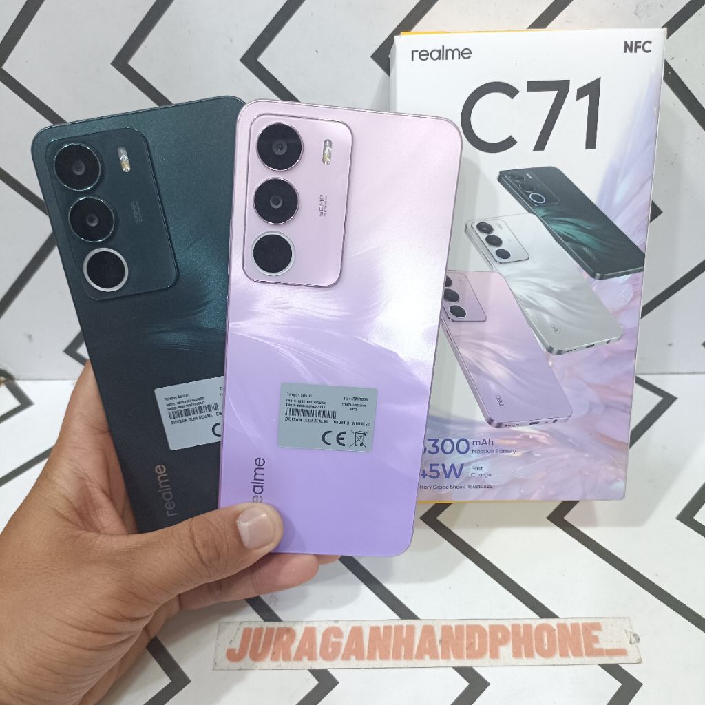 REALME C71 NFC 6/128GB 8/128GB 4/128GB HP BEKAS SECOND FULLSET