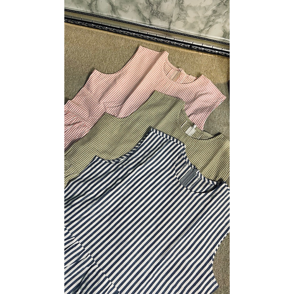 INNER LEKBONG CARDIGAN WANITA GARIS GARIS