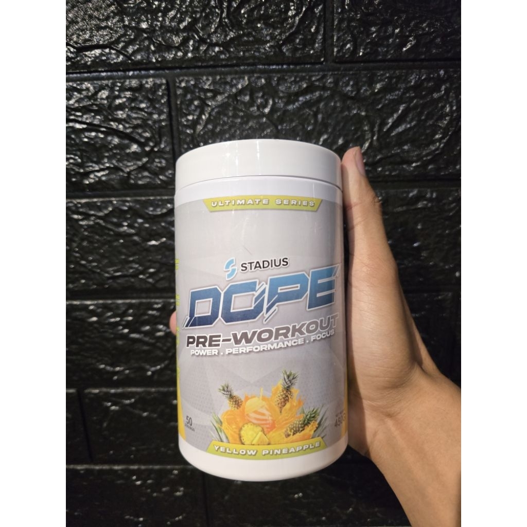 Suplemen Fitness STADIUS Dope 50 serving Pre Workout
