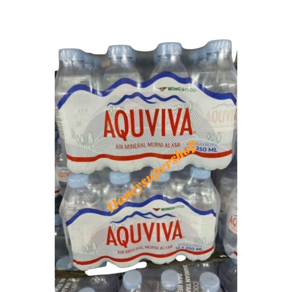 AIR MINERAL AQUVIVA isi 12 / 24 BOTOL @250 ml