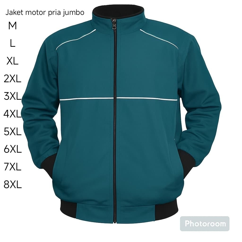 jaket pria, jaket pria motor , jaket hari ukuran jumbo
