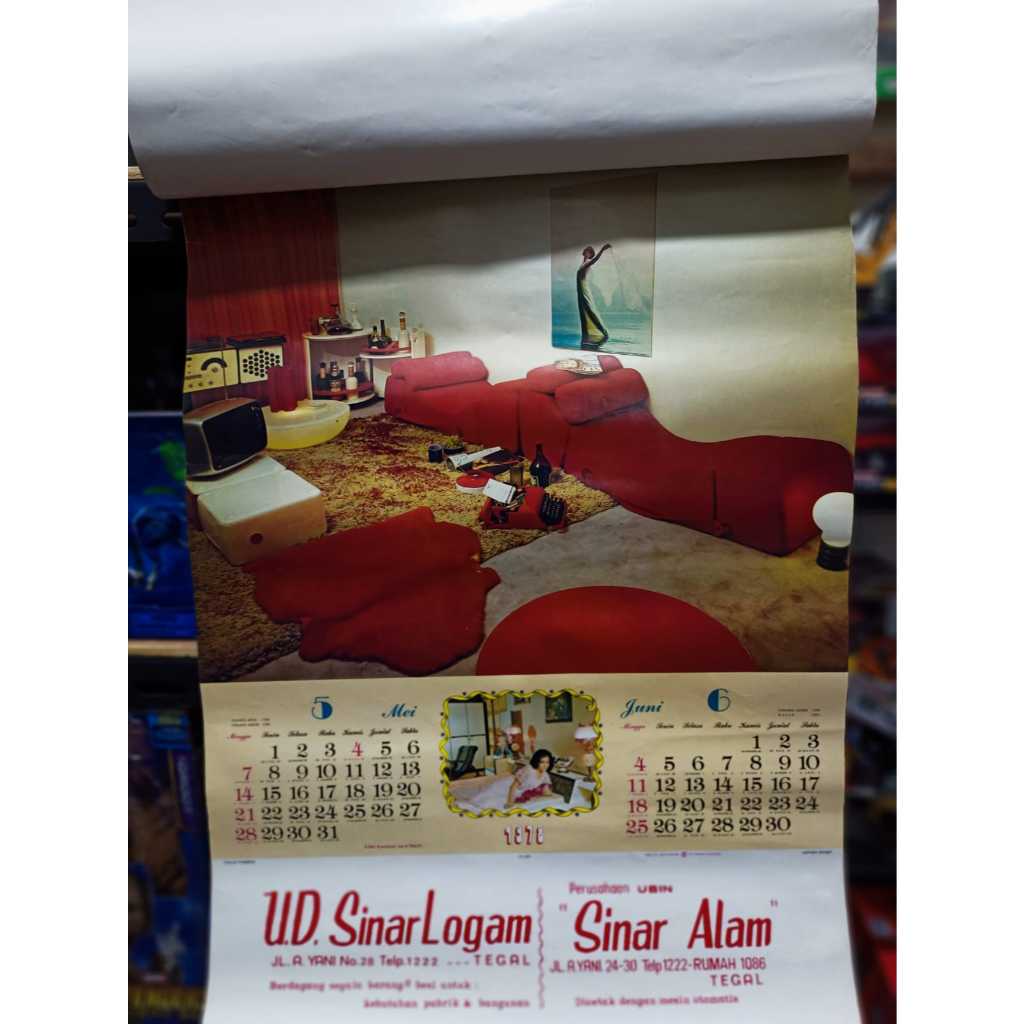 

KALENDER JADUL KALENDER TAHUN 1978 UD SUMBER LOGAM TEGAL