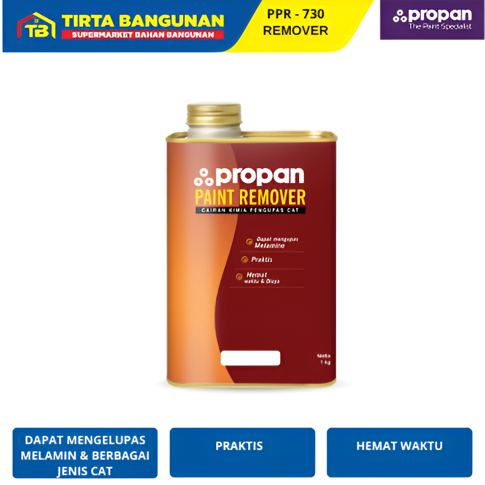 PROPAN PAINT REMOVER PPR 730 CAIRAN KIMIA PENGUPAS MELAMIN CAT YEMBOK POLITUR 1 KOMPONEN 1 KG
