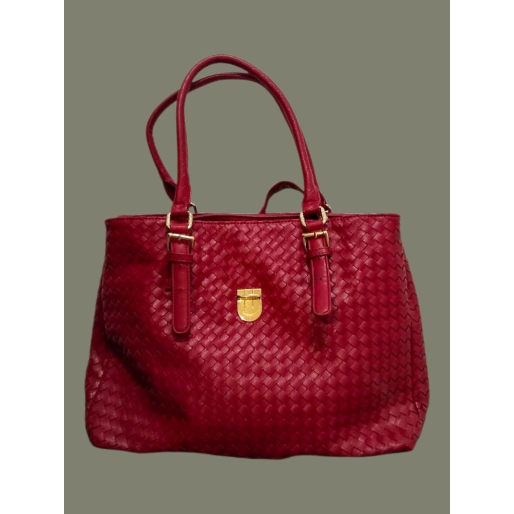 Tas Ssamzie tote anyaman elegan