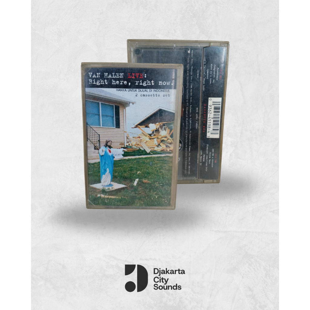 Kaset Pita Van Halen - Live Right Here Right Now