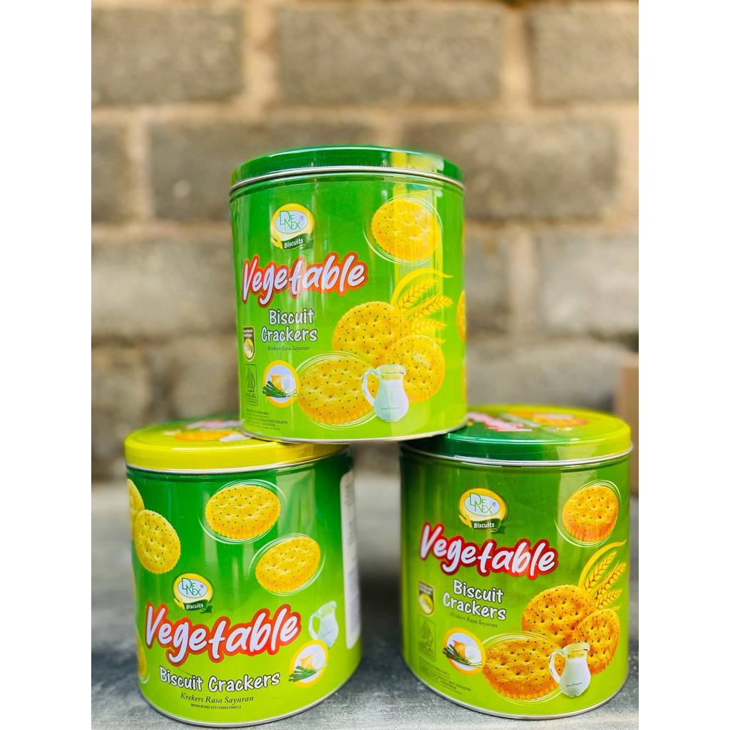 

Denex Biscuit Crackers 350 gram rasa sayur dan keju-biskuit sayur/biskuit keju/biskuit kering/crackers