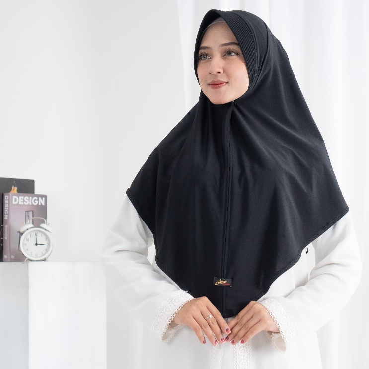 Juma Hijab Kerudung Instan Bergo Bahan Jersey Premium Size L