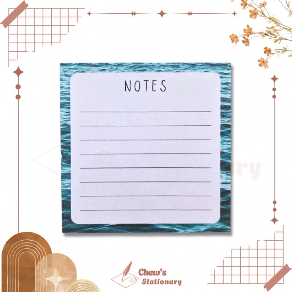 

Handmade | Notepad Aesthetic | Memopad Aesthetic | Notes | Buku Catatan | Agenda Harian | To Do List | Ocean Theme | Notepad tema laut