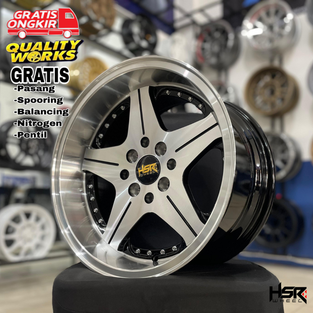 Velg Celong Mobil Xenia Avanza Ring 15 Lebar 7/8,5 HSR Wheel Anambas