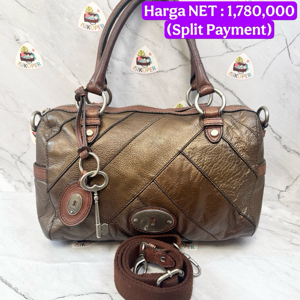 457 NET-Preloved Fossil Maddox Speedy Bronze Large Fullset