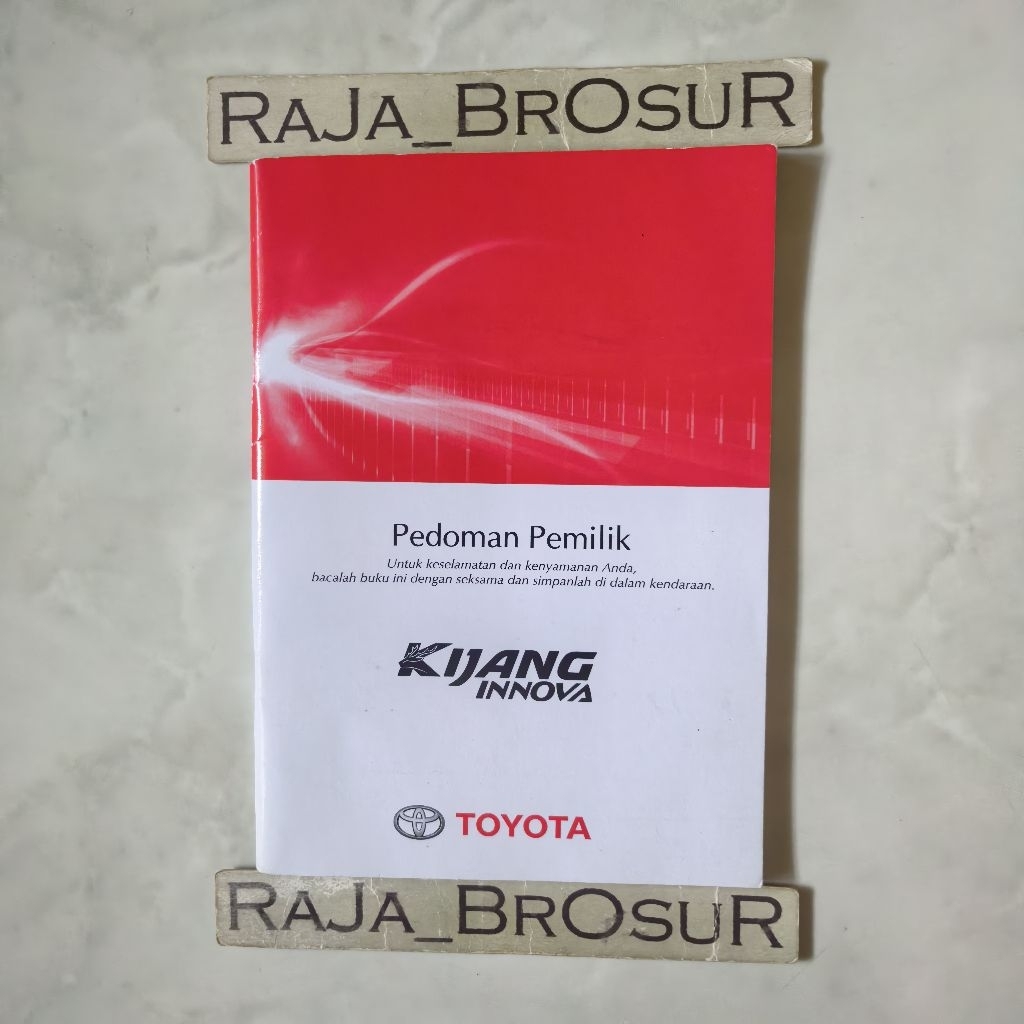 Buku Pedoman Pemilik Manual book Toyota Kijang Innova Reborn 2015-2020 ORI Original
