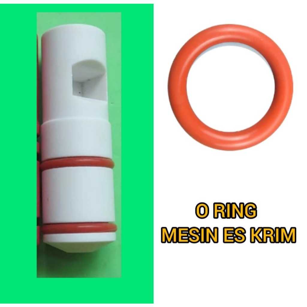 O Ring Mesin Es Krim Karet Seal Tuas Cocok untuk Seri Mesin Wirastar Sparepart Mesin Es Krim