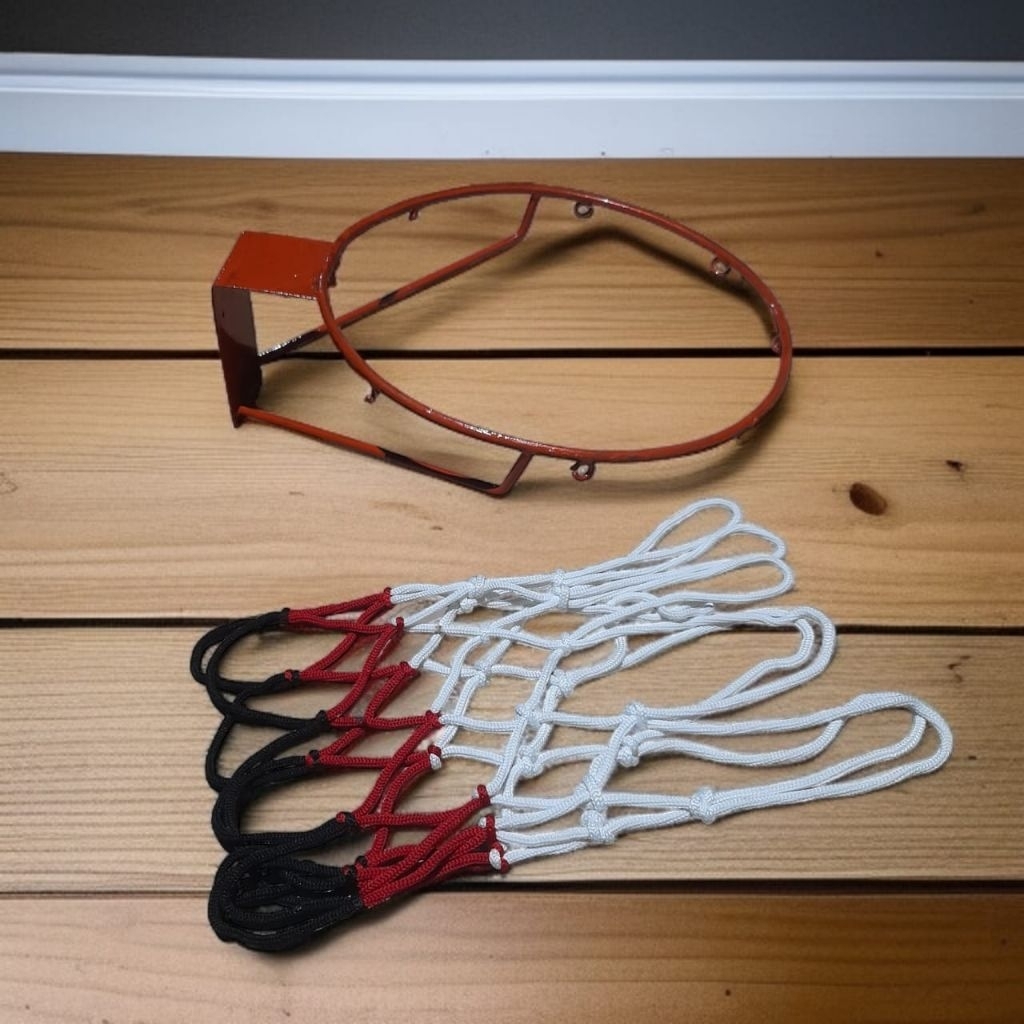 MURAH RING BASKET DAN JARING BASKET, RING BASKET BESI 40CM RING BASKET DINDING RING BASKET 8 LOOPS R