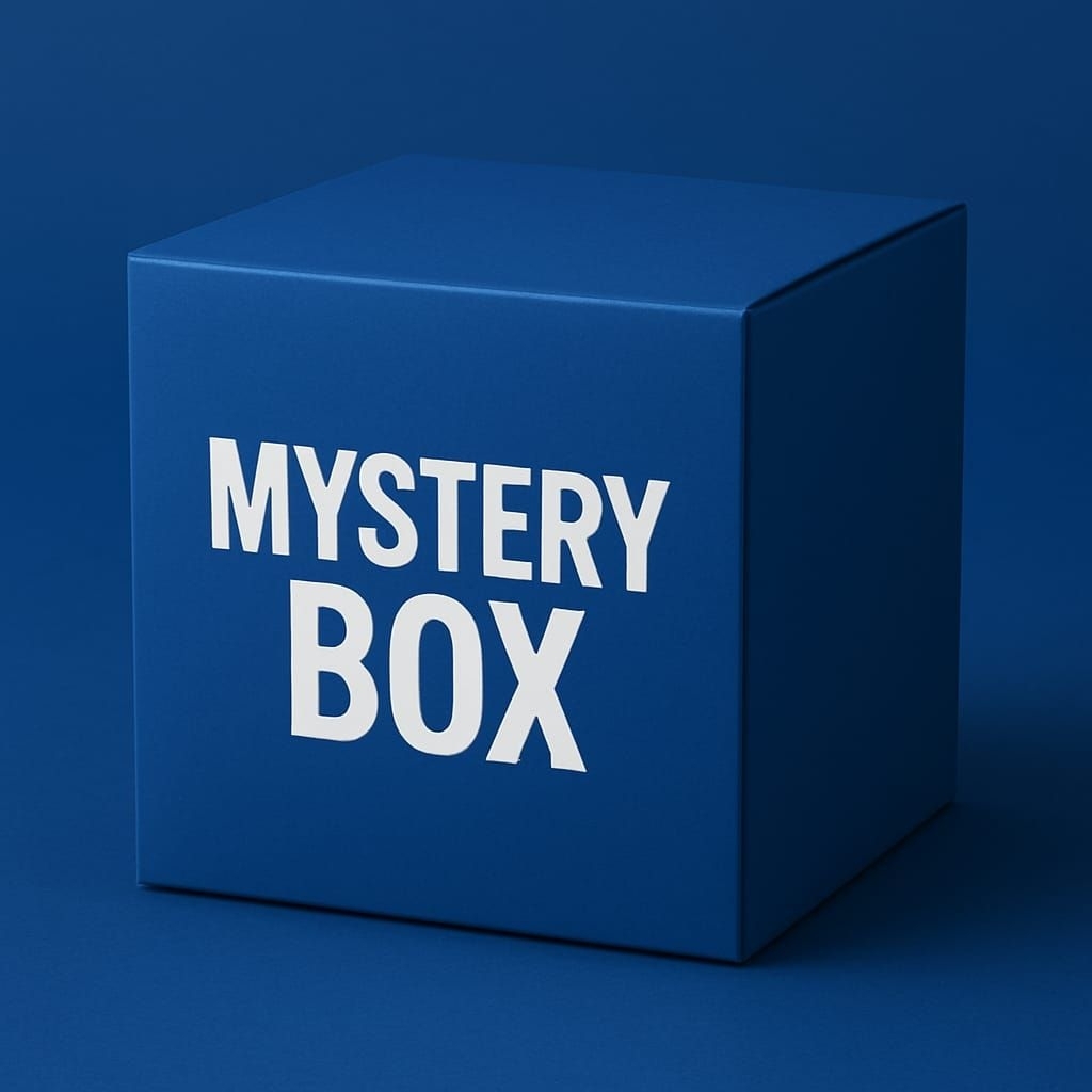 

Kotak Mystery Box biru Berhadiah Menarik