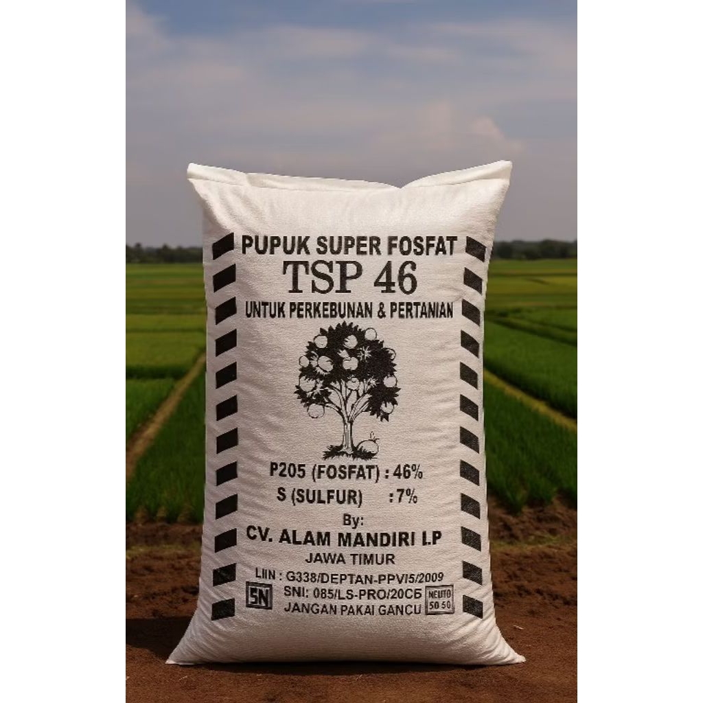 pupuk super fosfat TSP 46 Granular 1kg