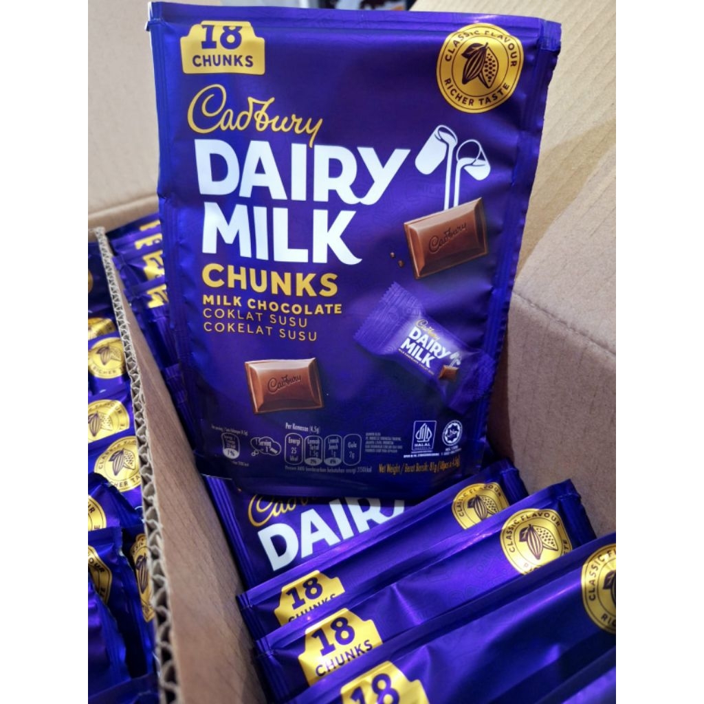 

COKLAT CADBURY MINI BITES 81GR