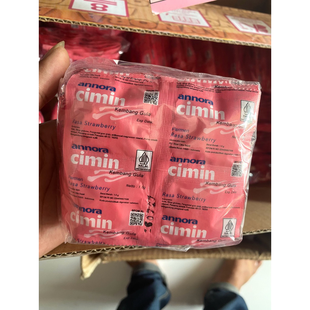 Permen Cimin Aneka Rasa Pack Isi 40Pc