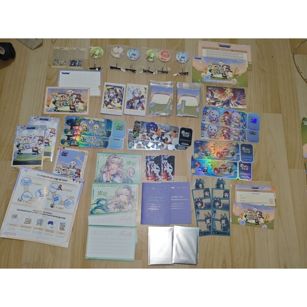 Hoyofest 2025 Official Freebies Merch VIP/Fast Track - GI, ZZZ, HSR, HI3