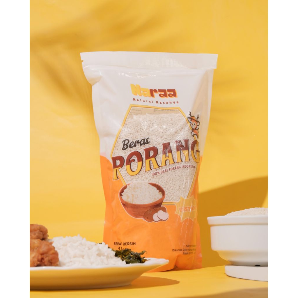 Beras Porang Murah Naraa Shirataki / Konjac Rice / Nasi Porang 1kg